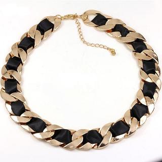 Manufacturers Exporters and Wholesale Suppliers of Metal Chunky Bib Braided Black Silk Collar Kanpur Uttar Pradesh